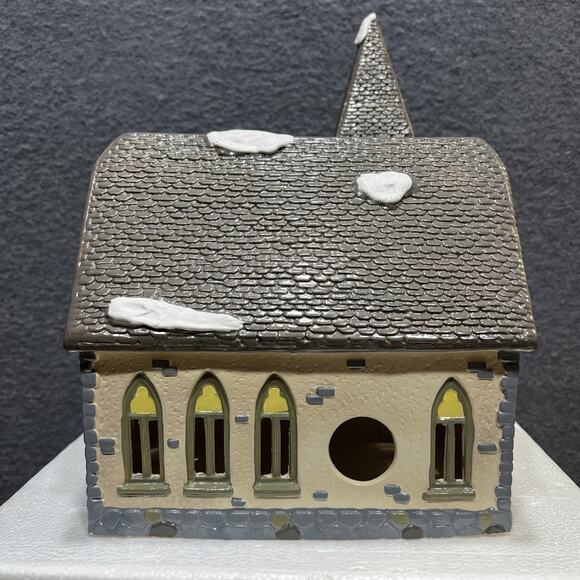 Department 56 Original Snow Village Redeemer Church 5127-6 w/ Light Cord/No Box - Picture 6 of 8